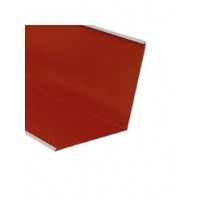 Ендова для металлочерепицы красная 200х200х2000 мм Ендова для металлочерепицы красная 200х200х2000 мм
