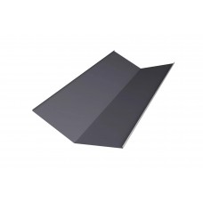 Ендова для металлочерепицы серая 200х200х2000 мм