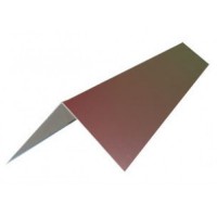Конёк для металлочерепицы коричневый 200х200х2000 мм Конёк для металлочерепицы коричневый 200х200х2000 мм
