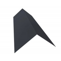 Конёк для металлочерепицы серый  200х200х2000 мм Конёк для металлочерепицы серый  200х200х2000 мм