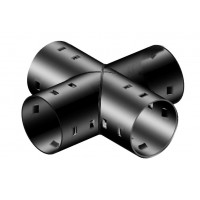 Крестовина для дренажных труб d160 мм Крестовина для дренажных труб d160 мм