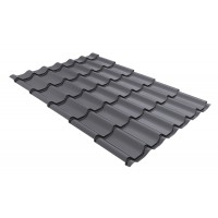 Металлочерепица серая 0,4х1180х2220 мм Металлочерепица серая 0,4х1180х2220 мм