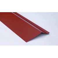 Планка карнизная для металлочерепицы красная 100х80х2000 мм Планка карнизная для металлочерепицы красная 100х80х2000 мм