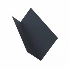 Планка примыкания для металлочерепицы серая 150х200х2000 мм