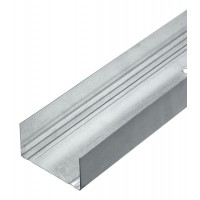 Профиль направляющий Кнауф 75х40 мм 3 м 0,60 мм Профиль направляющий Кнауф 75х40 мм 3 м 0,60 мм