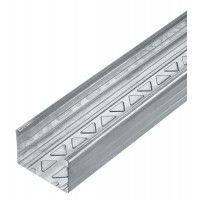 Профиль стоечный Кнауф 75х50 мм 3 м 0,60 мм Профиль стоечный Кнауф 75х50 мм 3 м 0,60 мм