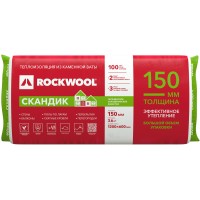 Роквул лайт баттс Скандик 150х600х1200 мм (3,6 м2) Роквул лайт баттс Скандик 150х600х1200 мм (3,6 м2)