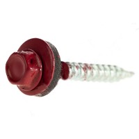 Саморезы кровельные шестигр. красные 4,8х29 мм (300 шт.) Саморезы кровельные шестигр. красные 4,8х29 мм (300 шт.)