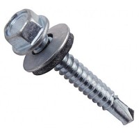 Саморезы кровельные шестигр. оцинкованные 4,8х29 мм (300 шт.) Саморезы кровельные шестигр. оцинкованные 4,8х29 мм (300 шт.)