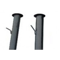 Столб заборный круглый, d=40 мм h=2,3 м (крючки, грунт) Столб заборный круглый, d=40 мм h=2,3 м (крючки, грунт)