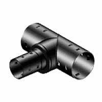 Тройник неравнопроходной для дренажных труб d160/110 мм