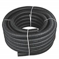 Труба гофрированная дренажная ДГТ-ПЭНД d=160 мм без перфорации Труба гофрированная дренажная ДГТ-ПЭНД d=160 мм без перфорации