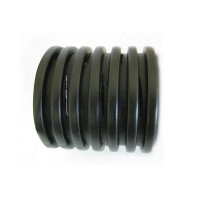 Труба гофрированная дренажная ДГТ-ПЭНД d=160 мм с перфорацией