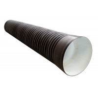 Труба гофрированная с раструбом SN6 460/400  6000мм Труба гофрированная с раструбом SN6 460/400  6000мм