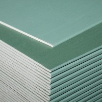 Гипсокартон Кнауф влагостойкий 9,5х1200х2500 мм Гипсокартон Кнауф влагостойкий 9,5х1200х2500 мм
