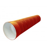 Труба двухслойная D117/100 SN8 6м с раструбом Труба двухслойная D117/100 SN8 6м с раструбом
