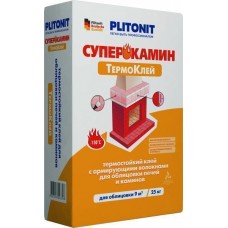 Клей ПЛИТОНИТ СуперКамин ТермоКлей 25кг