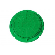 Люк полимерно-песчаный ЛМУ (А30) зелёный 3 т 750х55 мм